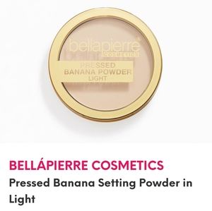 NEW BellaPierre Cosmetics pressed banana setting powder in light full si…